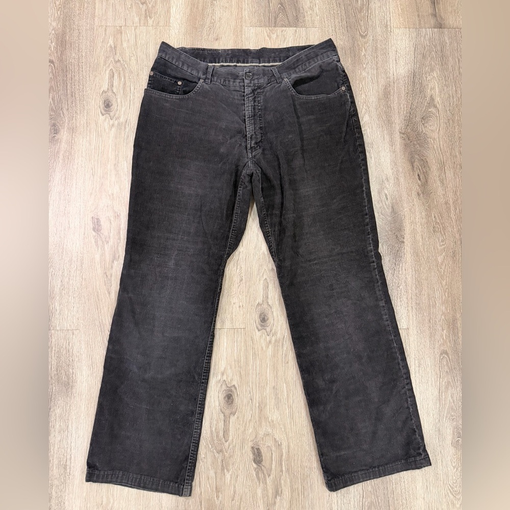 Massimo Dutti Charcoal Denim Trousers